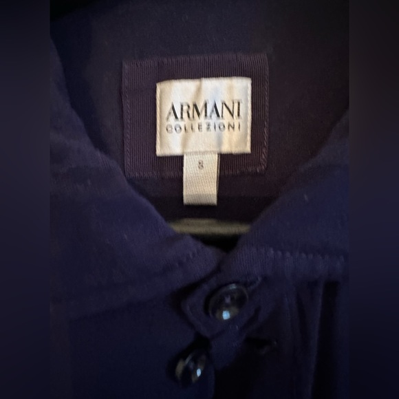 Armani blue button down shirt - Picture 2 of 4